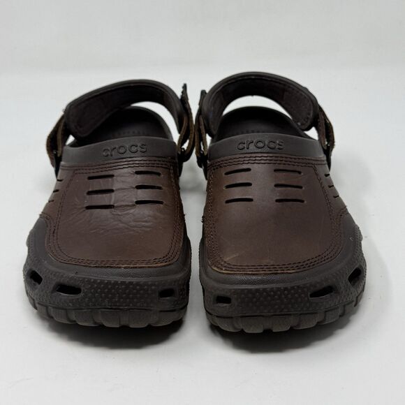 Crocs Yukon Vista II LiteRide Clog Mens 8 Brown Comfy Casual Vacation Beach main image 16